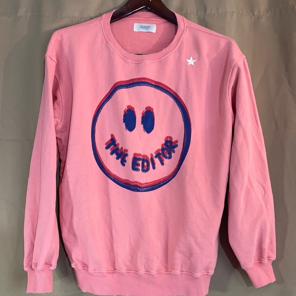 The Editor Italy Crew Neck - Medium- Side Zipper - Pockets - Distressed - Picture 8 of 8